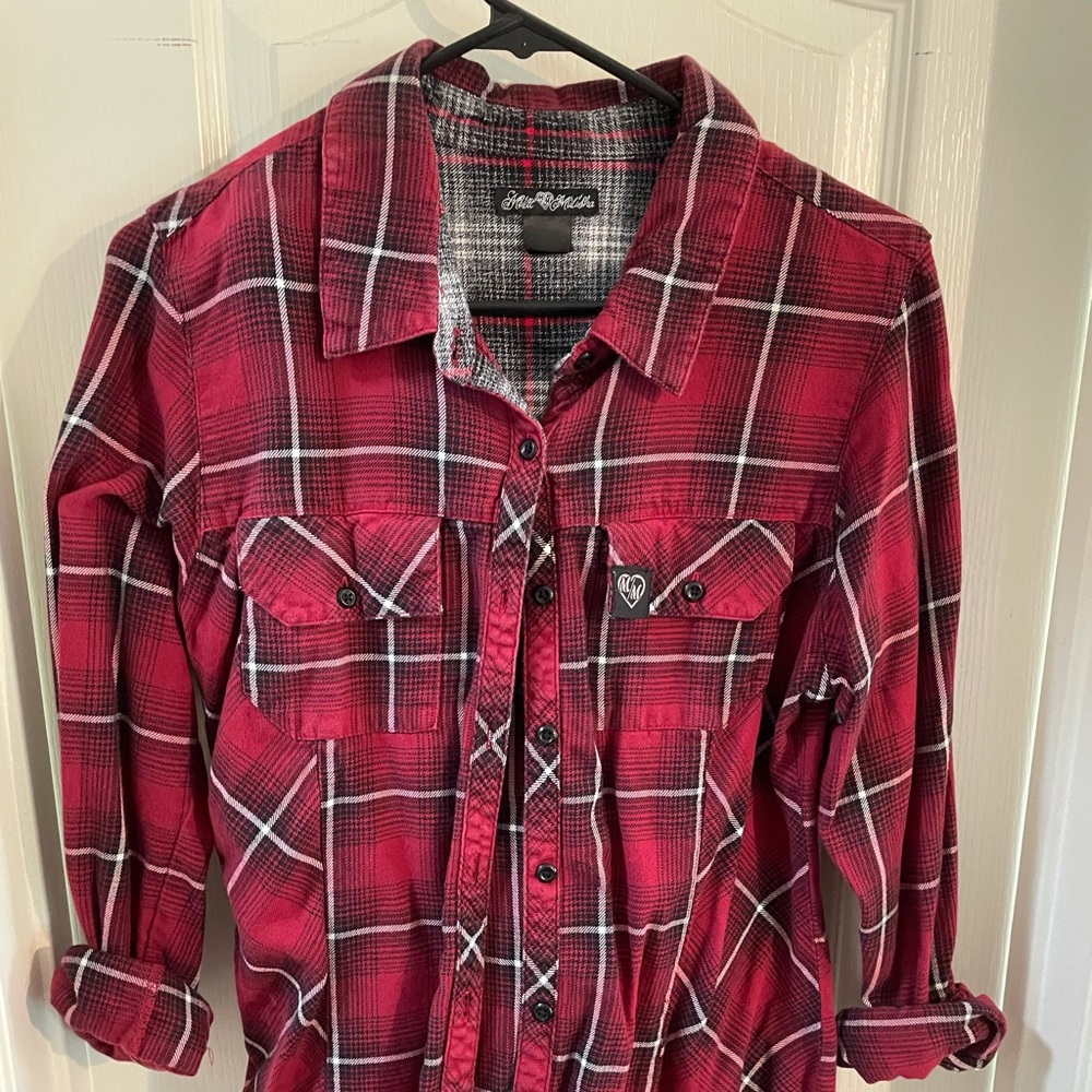 Metal Mulisha Plaid Flannel Shirt